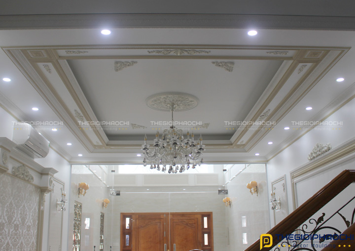 Mẫu Công Trình Thực Tế Sử Dụng Phào Chỉ Trần Nhựa Hàn Quốc